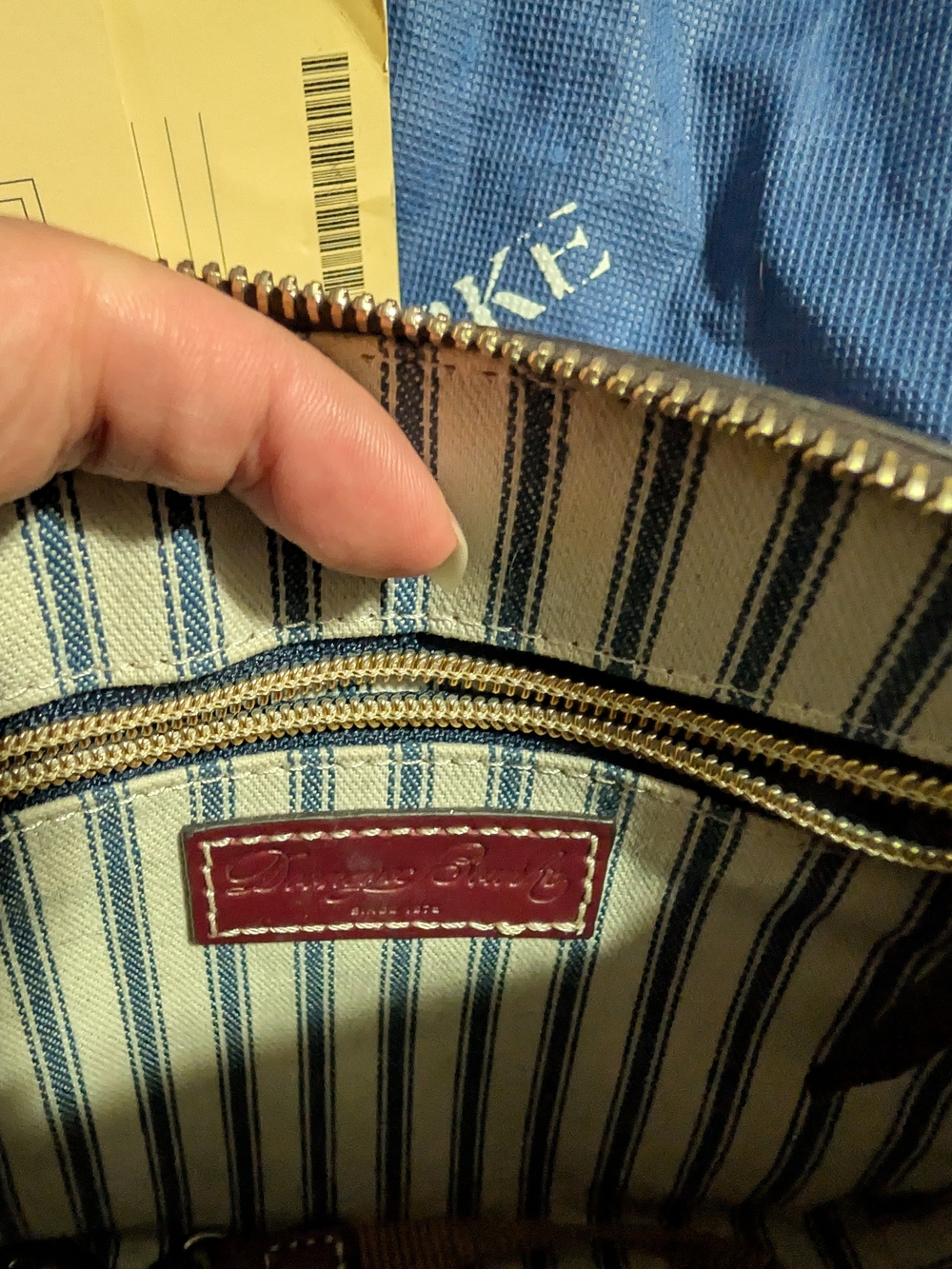 Dooney & Bourke Florentine Leather Mini Domed Crossbody - Picture 10 of 12